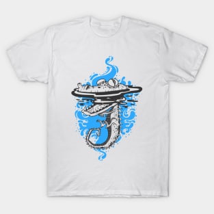 crocodile in water T-Shirt